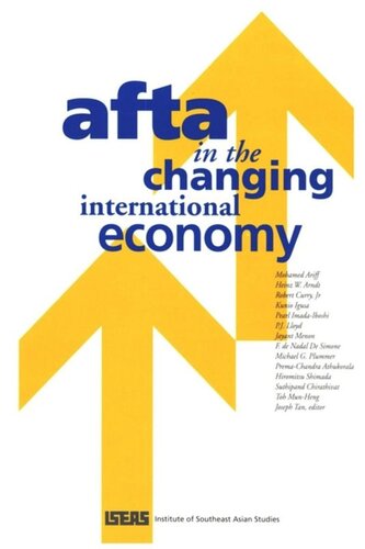 Afta In The Changing International Economy Joseph Lh Tan Editor