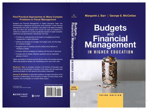 Budgets And Financial Management In Higher Education 3rd Edition Margaret J Barr