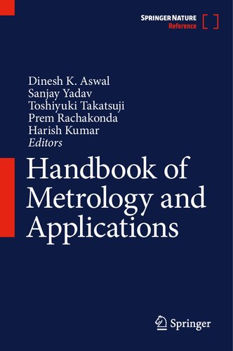 Handbook Of Metrology And Applications 1st Ed 2023 Dinesh K Aswal