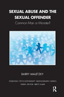 Sexual Abuse And The Sexual Offender 1st Edition Barry Maletzky