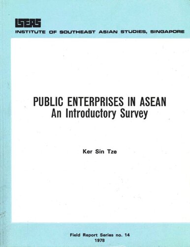 Public Enterprises In Asean An Introductory Survey Ker Sin Tze