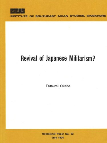 Revival Of Japanese Militarism Tatsumi Okabe