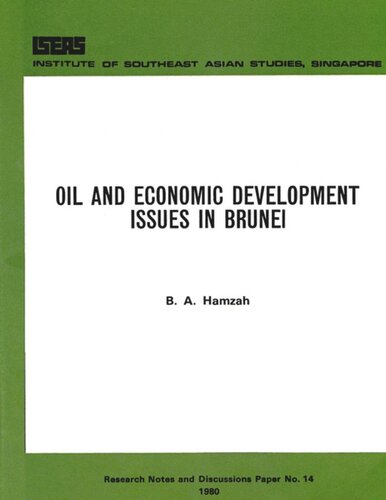 Oil And Economic Development Issues In Brunei Ba Hamzah