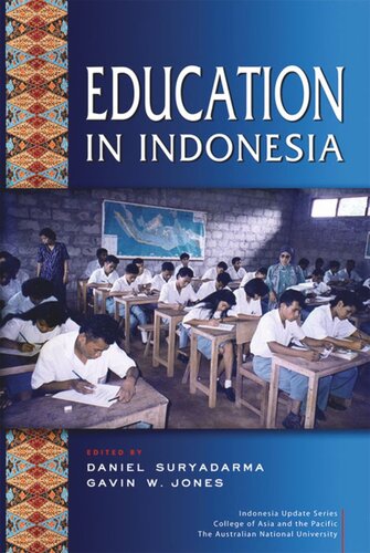 Education In Indonesia Daniel Suryadarma Editor Gavin W Jones Editor