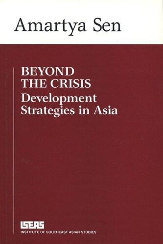 Beyond The Crisis Development Strategies In Asia Amartya Sen