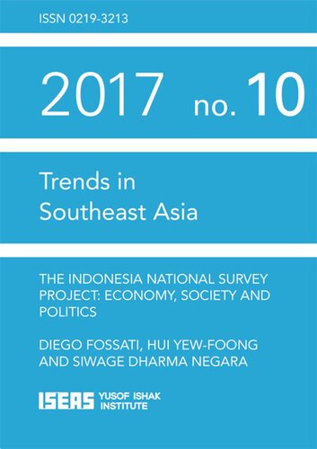 The Indonesia National Survey Project Economy Society And Politics Diego Fossati Yewfoong Hui