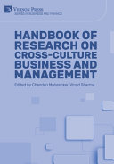 Handbook Of Research On Crossculture Business And Management Chandan Maheshkar