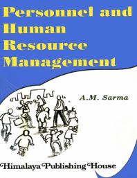 Personnel And Human Resource Management Am Sarma
