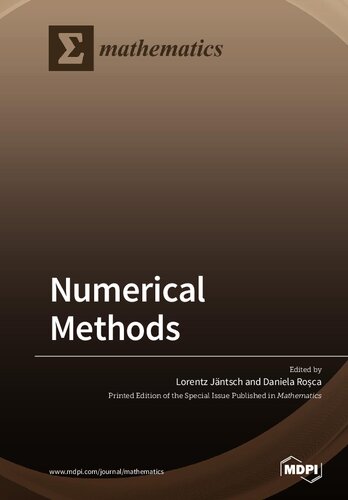 Numerical Methods Lorentz Jntschi Editor Daniela Roca Editor