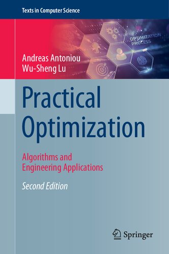 Practical Optimization Algorithms And Engineering Applications 2nd 2nd Ed 2021 Andreas Antoniou