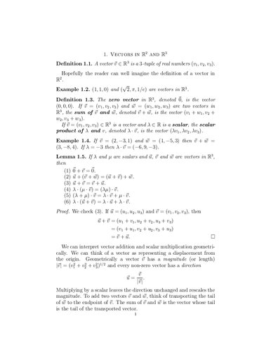 Calculus Of Several Variables Lecture Notes Prof James Mckernan