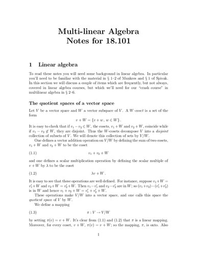Analysis Ii Student Notes Prof Victor Guillemin