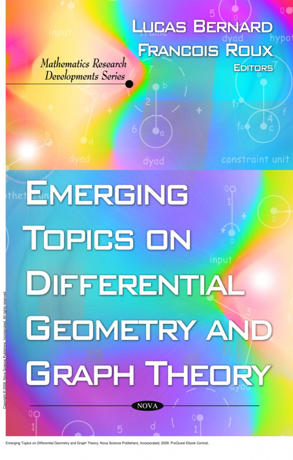 Emerging Topics On Differential Geometry And Graph Theory 1st Edition Lucas Bernard Franois Roux