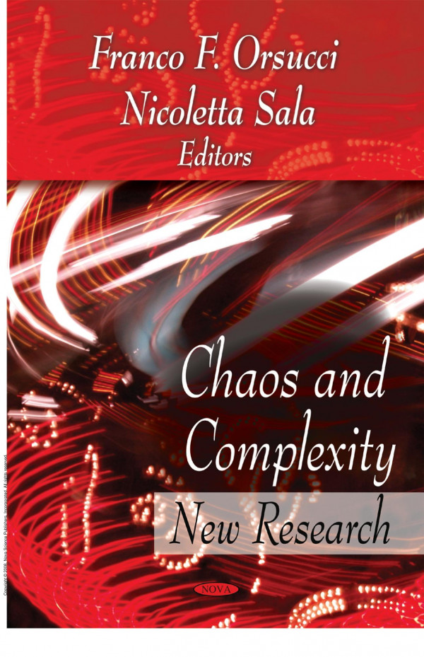 Chaos And Complexity New Research 1st Edition Franco F Orsucci Nicoletta Sala