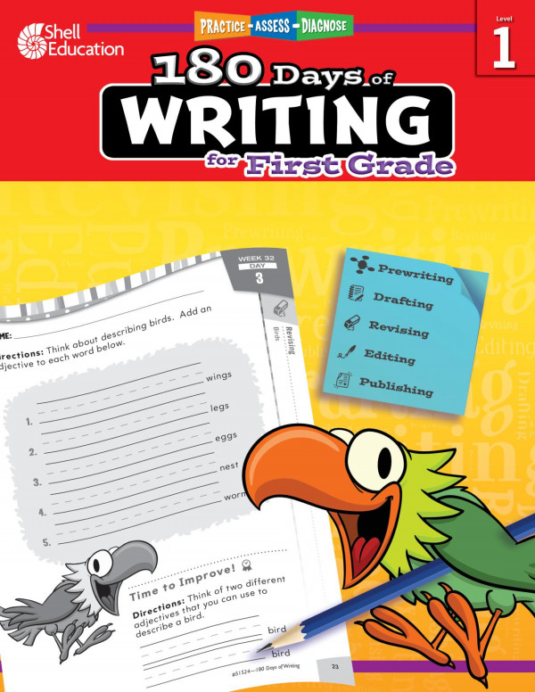 180 Days Of Writing For First Grade Practice Assess Diagnose 1st Edition Jodene Smith