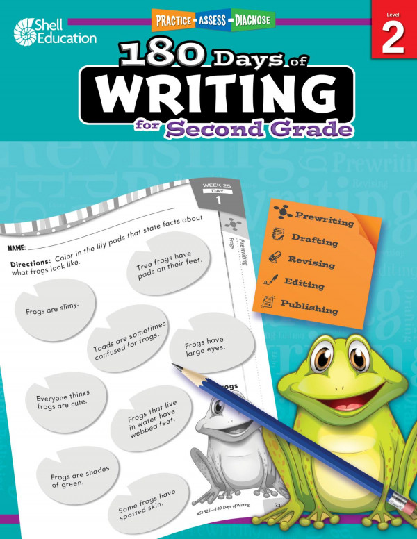 180 Days Of Writing For Second Grade Practice Assess Diagnose 1st Edition Brenda A Van Dixhorn