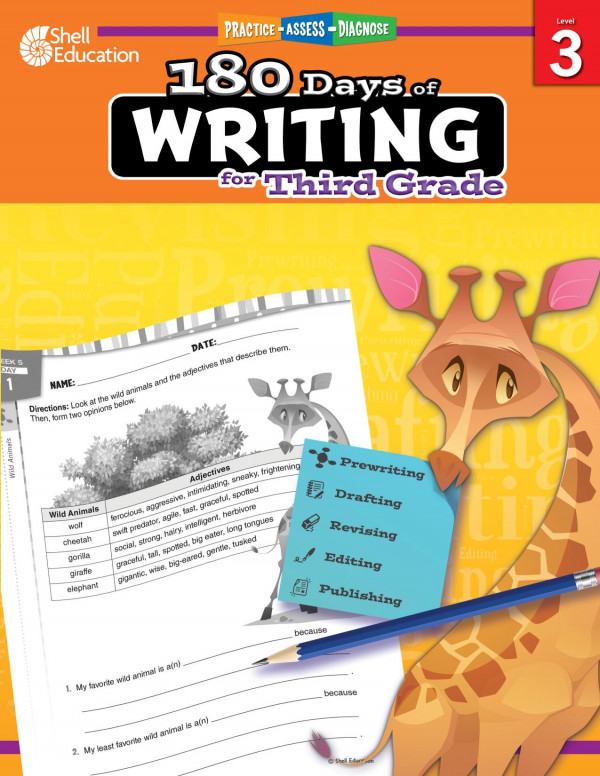 180 Days Of Writing For Third Grade Practice Assess Diagnose 1st Edition Kristi Sturgeon