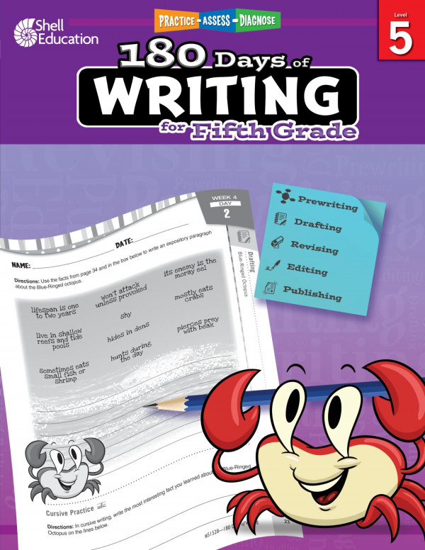 180 Days Of Writing For Fifth Grade Practice Assess Diagnose 1st Edition Torrey Maloof