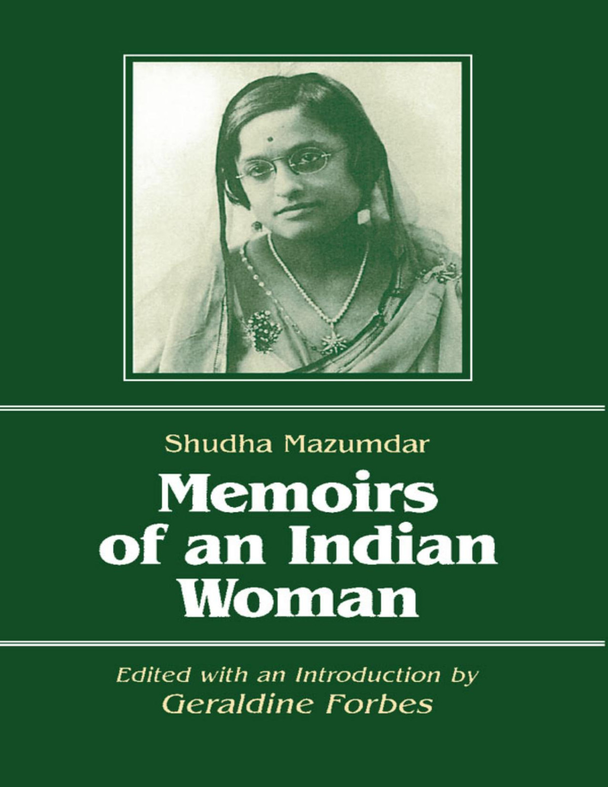 Memoirs Of An Indian Woman Shudha Mazumdar Geraldine Hancock Forbes
