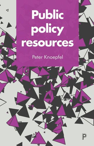 Public Policy Resources Peter Knoepfel