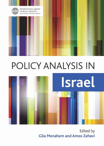 Policy Analysis In Israel Gila Menahem Editor Amos Zehavi Editor