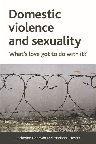 Domestic Violence And Sexuality Whats Love Got To Do With It Catherine Donovan Marianne Hester