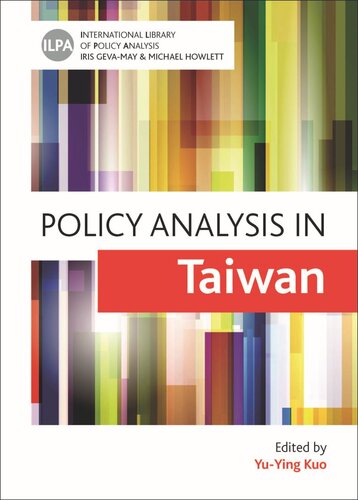 Policy Analysis In Taiwan Yuying Kuo Editor