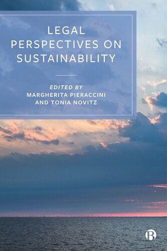 Legal Perspectives On Sustainability Margherita Pieraccini Editor Tonia Novitz Editor