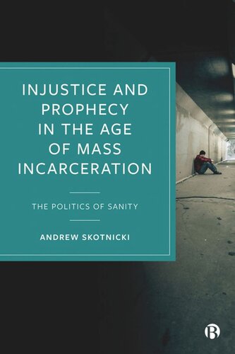 Injustice And Prophecy In The Age Of Mass Incarceration The Politics Of Sanity Andrew Skotnicki