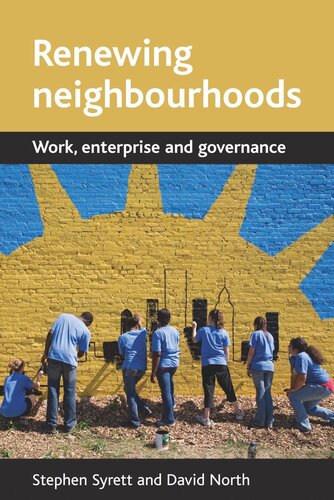 Renewing Neighbourhoods Work Enterprise And Governance Stephen Syrett David North