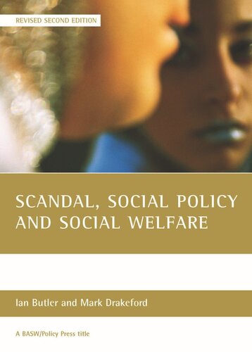 Scandal Social Policy And Social Welfare Ian Butler Mark Drakeford