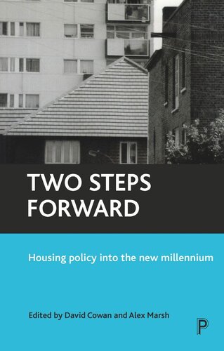 Two Steps Forward Housing Policy Into The New Millennium Dave Cowan Editor Alex Marsh Editor