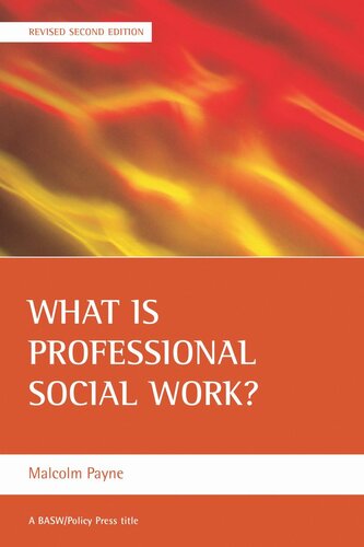 What Is Professional Social Work Malcolm Payne