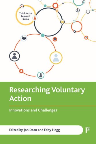Researching Voluntary Action Innovations And Challenges Jon Dean Editor Eddy Hogg Editor