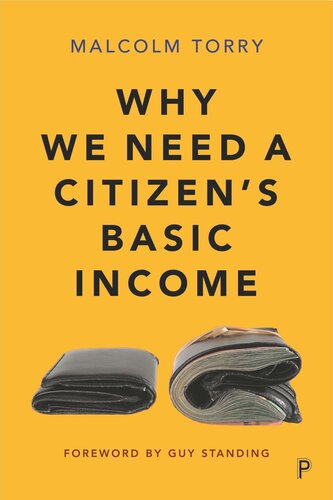 Why We Need A Citizens Basic Income Malcolm Torry