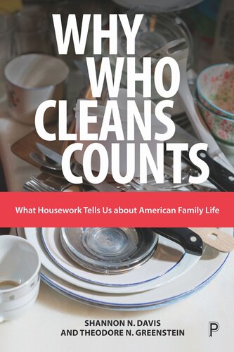 Why Who Cleans Counts What Housework Tells Us About American Family Life Shannon Davis Theodore Greenstein