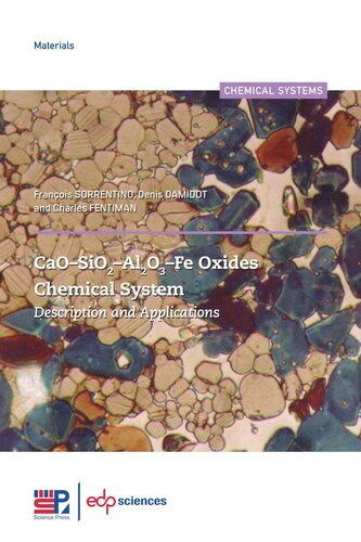 Caosio2al2o3fe Oxides Chemical System Description And Applications François Sorrentino Denis Damidot Charles Fentiman