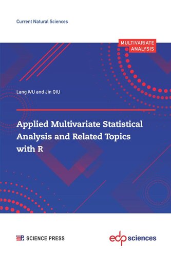 Applied Multivariate Statistical Analysis And Related Topics With R Lang Wu Jin Qiu