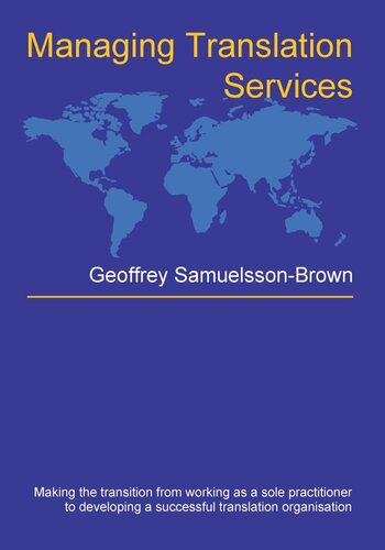 Managing Translation Services Geoffrey Samuelssonbrown