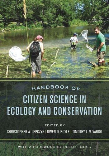 Handbook Of Citizen Science In Ecology And Conservation Christopher A Lepczyk Editor