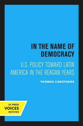 In The Name Of Democracy Reprint 2020 Thomas Carothers