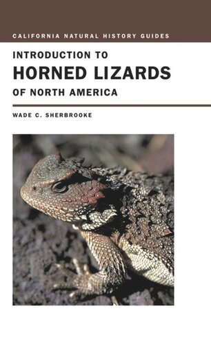 Introduction To Horned Lizards Of North America Wade C Sherbrooke
