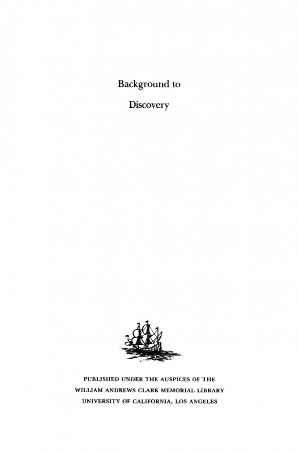 Background To Discovery Reprint 2020 Derek Howse Editor