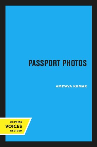 Passport Photos Reprint 2020 Amitava Kumar