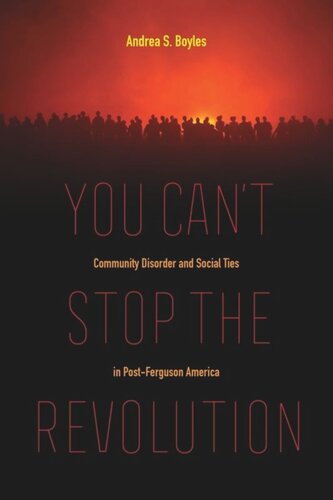 You Cant Stop The Revolution Community Disorder And Social Ties In Postferguson America Andrea S Boyles