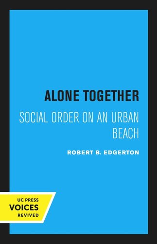 Alone Together Reprint 2020 Robert B Edgerton