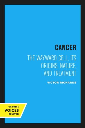 Cancer 3rd Printing Reprint 2020 Victor Richards