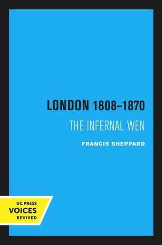 London 18081870 Reprint 2020 Francis Sheppard