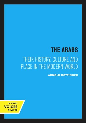 The Arabs Reprint 2020 Arnold Hottinger