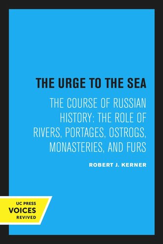 The Urge To The Sea Reprint 2020 Robert J Kerner